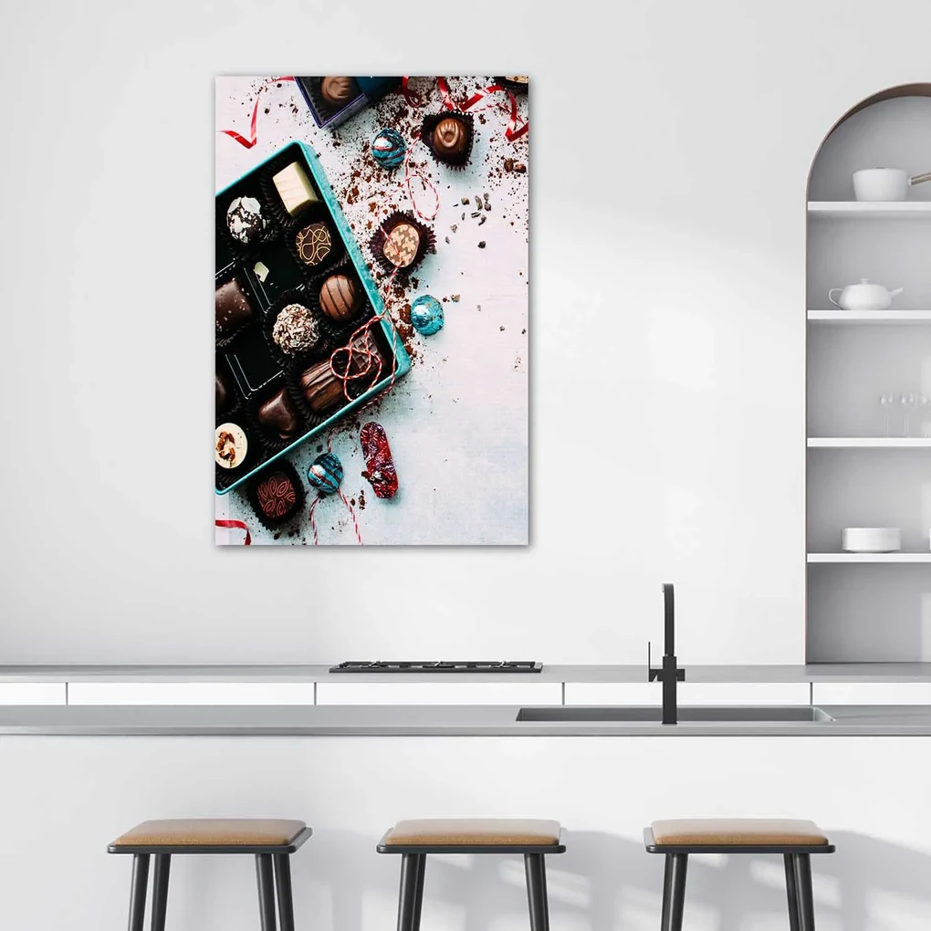 Gario Plagát Farebné pralinky Farba rámu: Bez rámu, Rozmery: 30 x 45 cm