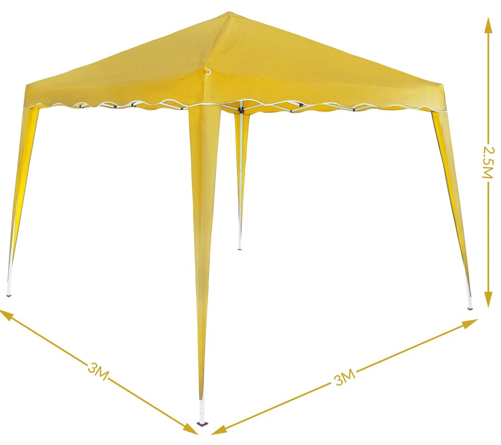 InternetovaZahrada Záhradný altánok Capri 3x3 m - žltá