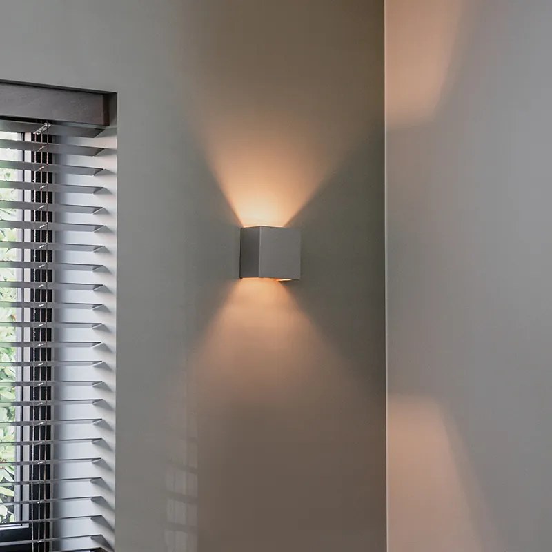 Inteligentné betónové nástenné svietidlo s svetelným efektom vrátane Zigbee G9 - Meave