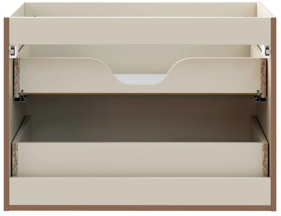 Skrinka pod umývadlo Donna 80 cm piesková