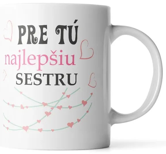 Sablio Hrnek Pro tu nejlepší sestru - 200 ml - espresso