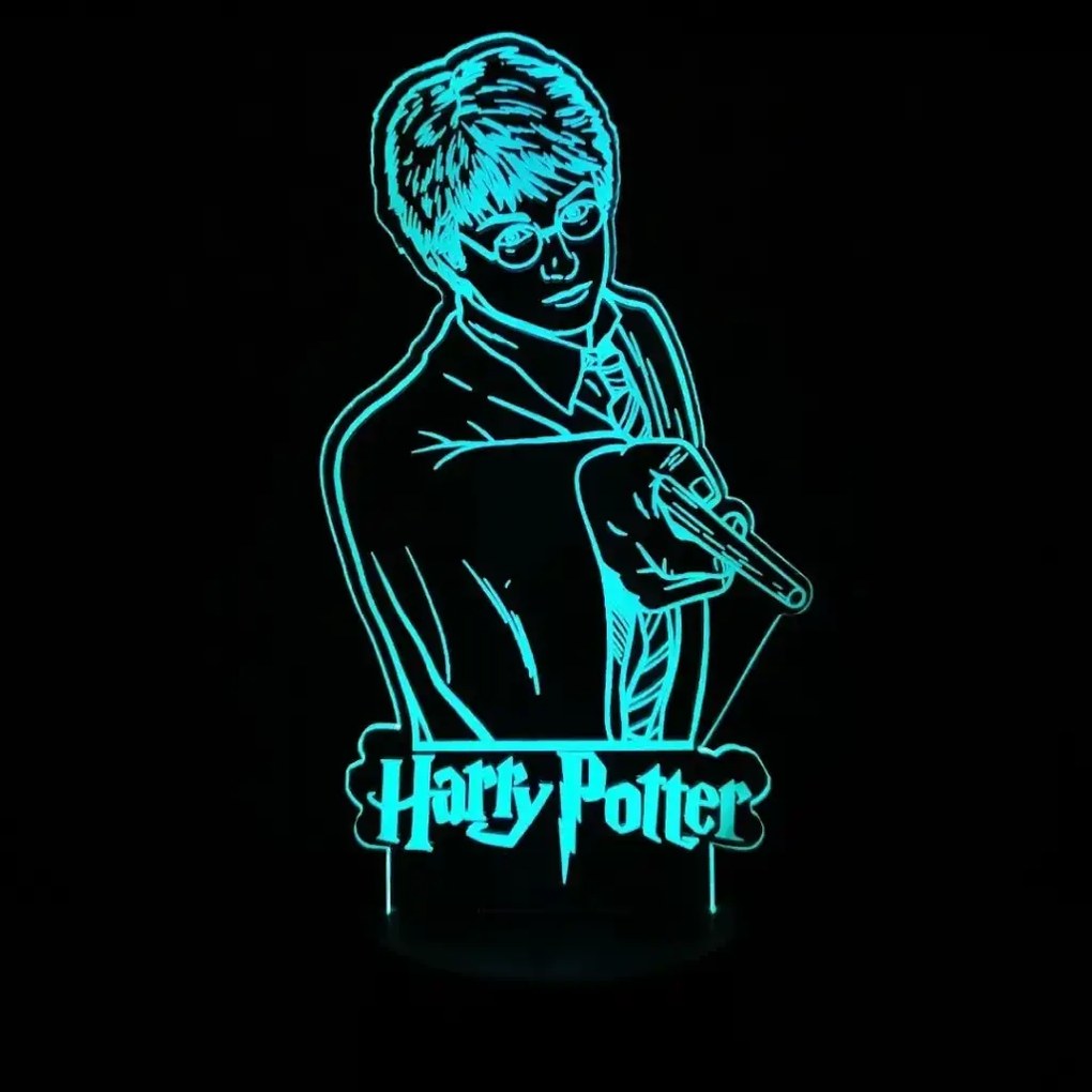 3Dmix 3DL-WD054 – 3D LED nočná lampa - Harry Potter (Wood)