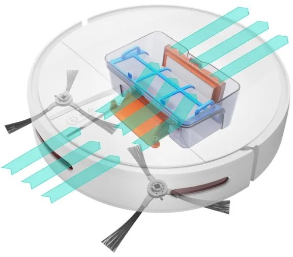 Niceboy ION Charles i4 - Inteligentný robotický vysávač 2v1 4400 mAh Wi-Fi biela + DO