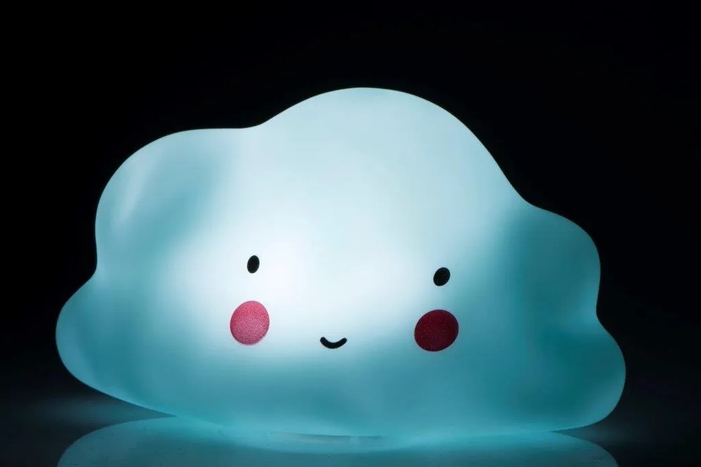 KIK KX9935_9 Detská LED lampička Mráček - modrá