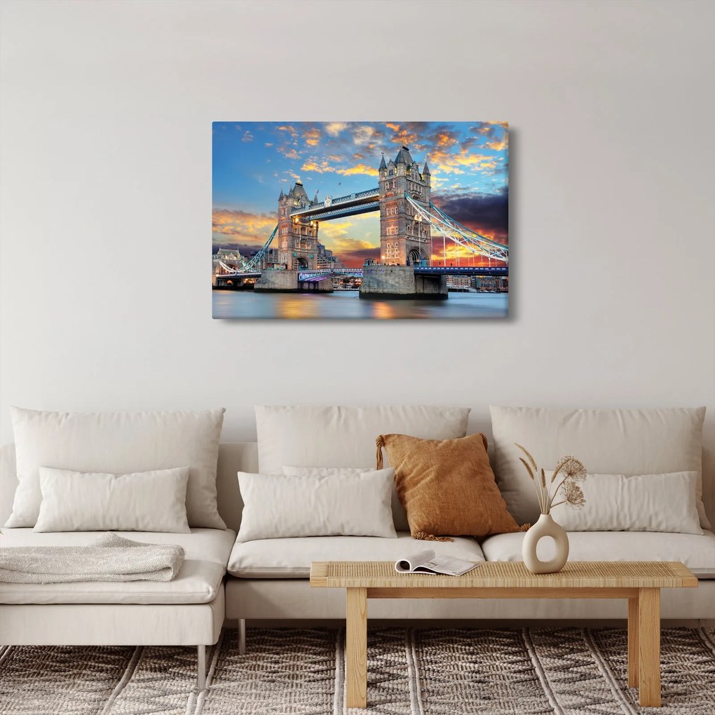 Obraz - Tower Bridge, Londýn, Anglicko (90x60 cm)