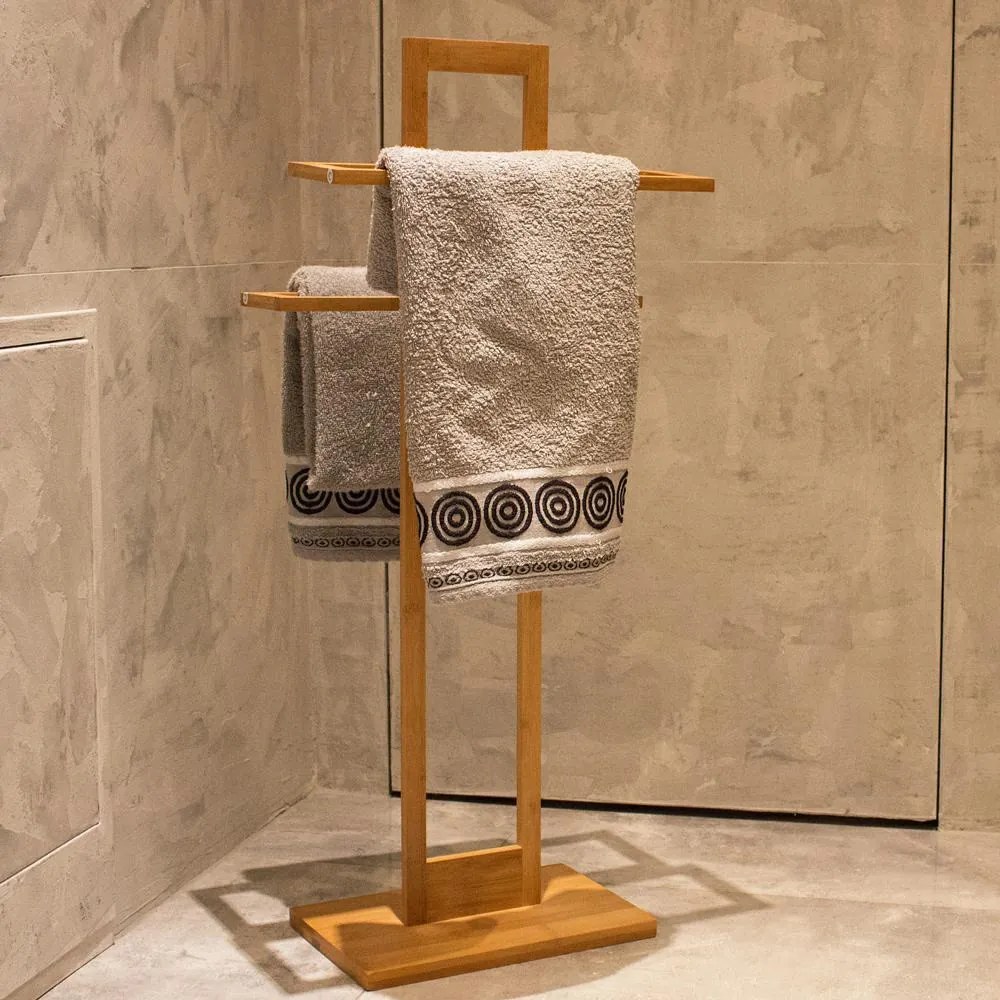 Stojan na uteráky Bamboo 2, bambus