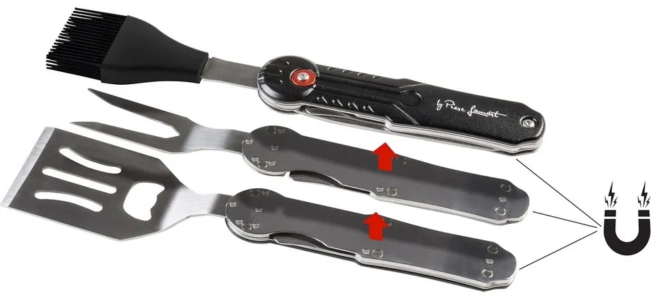 Lamart LT5038 multifunkčné grilovacie náradie BBQ 5v1