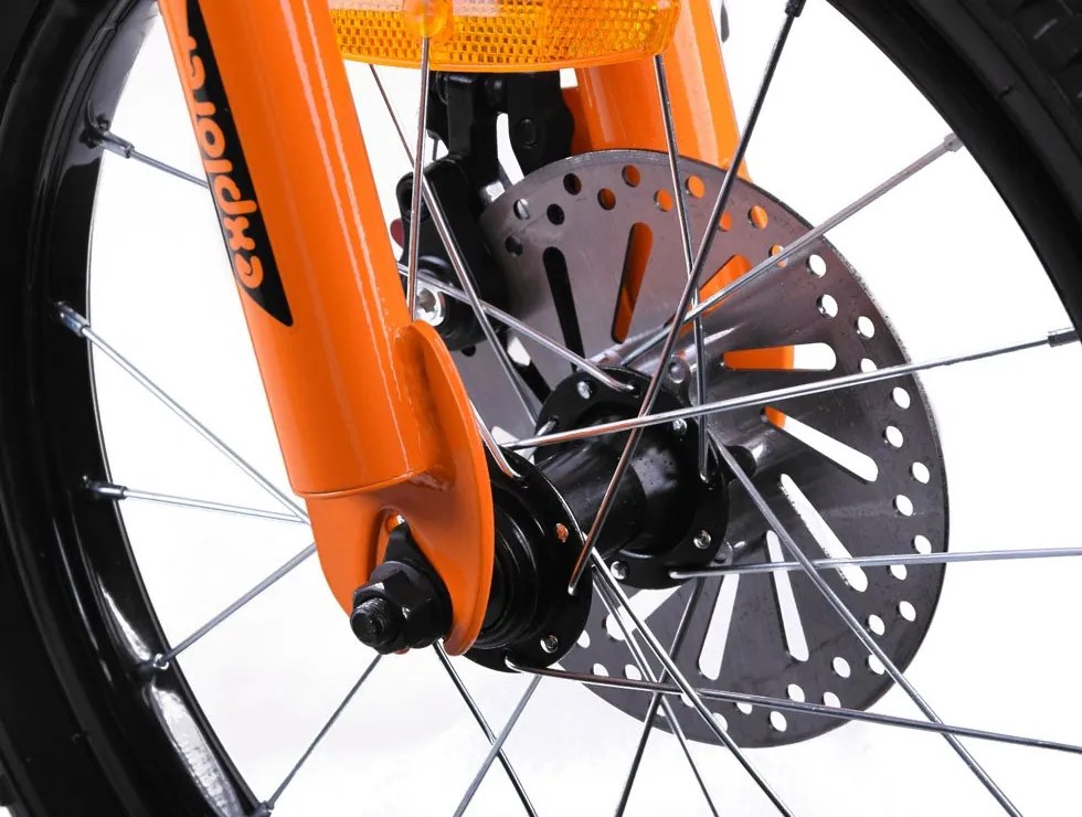 RoyalBaby Chipmunk Explorel 16" detský bicykel modro-oranžový hliníkový 2022