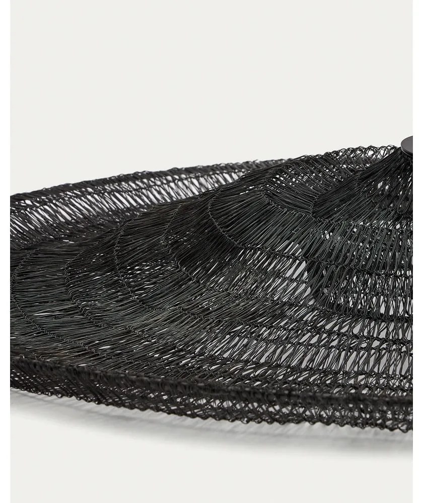 Čierne závesné svietidlo ø 87 cm Makai – Kave Home