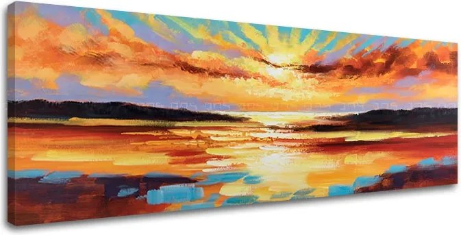 Obraz na plátne ZÁPAD SLNKA