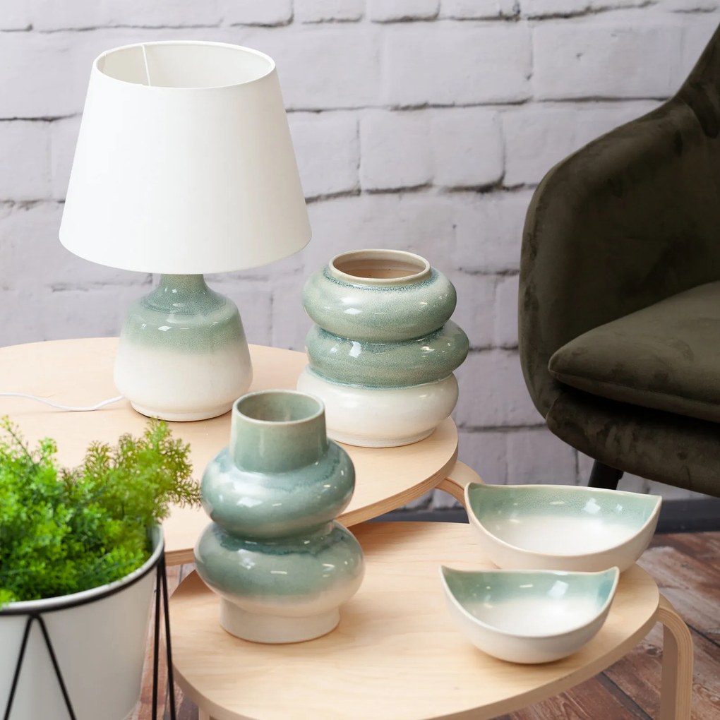 DEKORAČNÁ KERAMICKÁ MISKA LIANA (03) 23X21X10 CM VIACFAREBNÁ