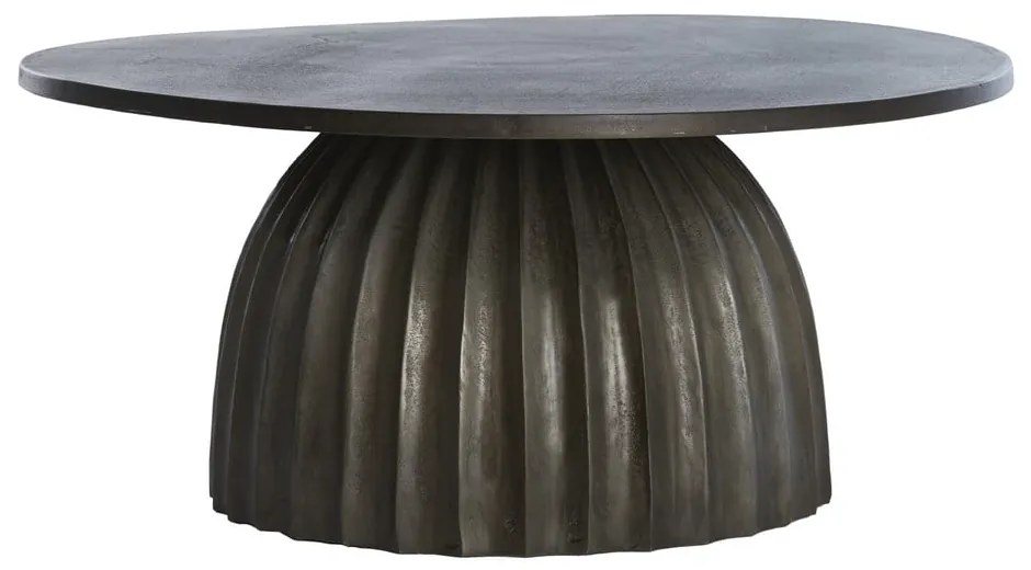 Kovový okrúhly odkladací stolík ø 70 cm Veglia – Light &amp; Living