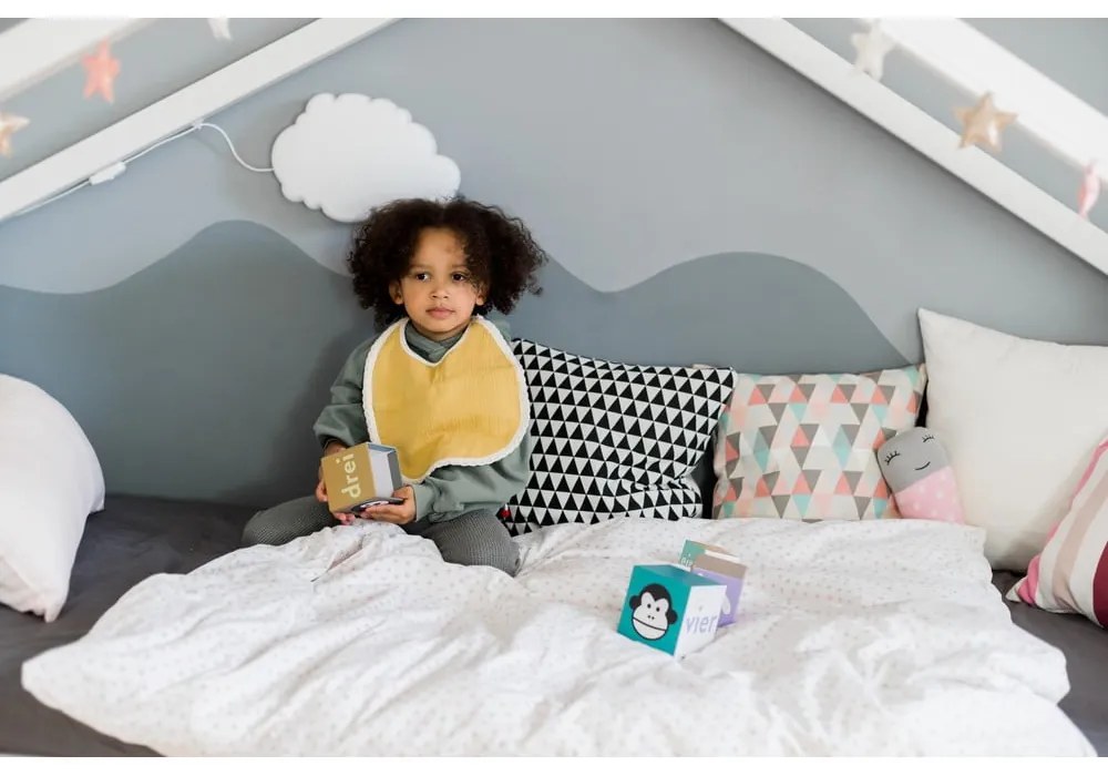 Žltý mušelínový podbradník Kindsgut Paris