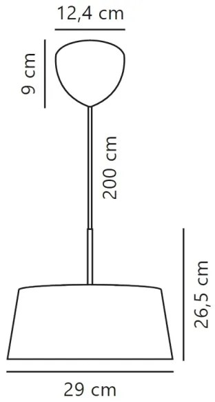Nordlux - Luster na lanku CLASI 3xE14/10W/230V pr. 29 cm