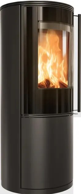 Kratki Krbové kachle SVEN, 7 kW, 150 Ø, čierne