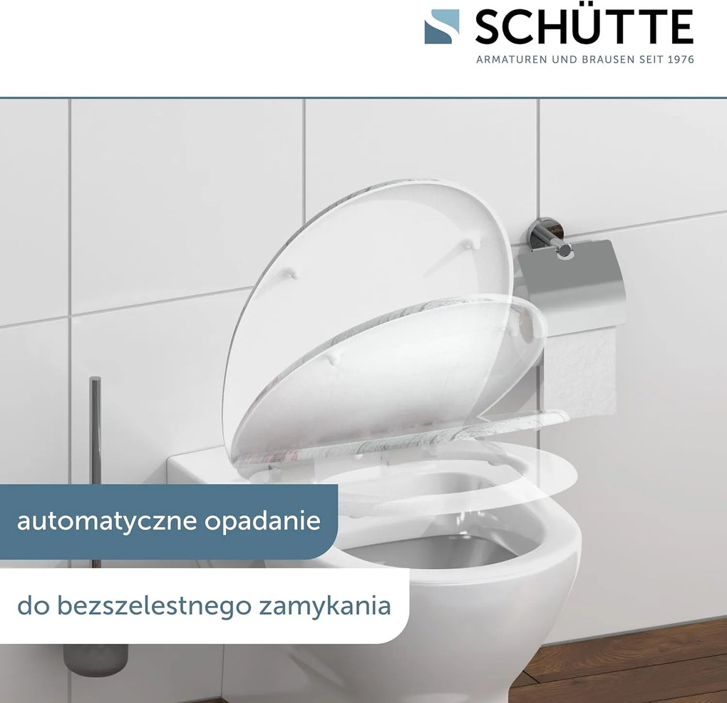 Eisl Sanitär WC sedadlo Duroplast Soft Close Flowers and Wood 82197