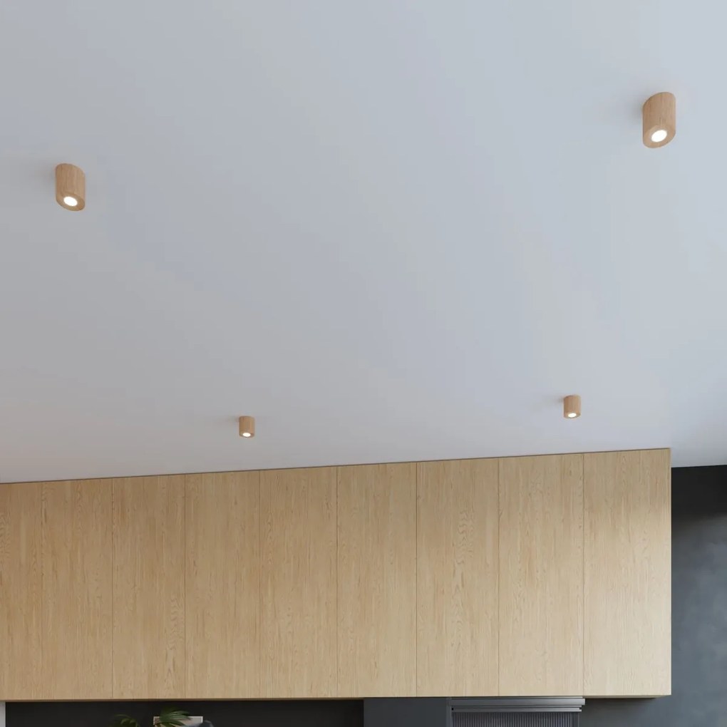 Sollux Lighting Stropné svietidlo ORBIS prírodné drevo