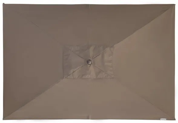 Doppler ALU WOOD 300 x 200 cm – slnečník s automatickým naklápaním s ULTRA UV ochranou hnedý (kód farby 846), 100 % polyester