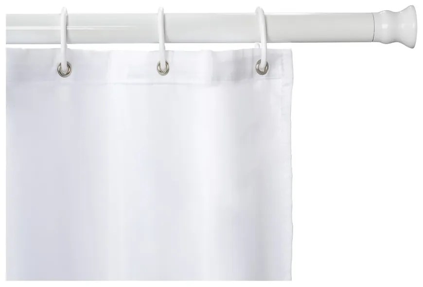Biela tyč na sprchový záves 110 - 185 cm – Wenko