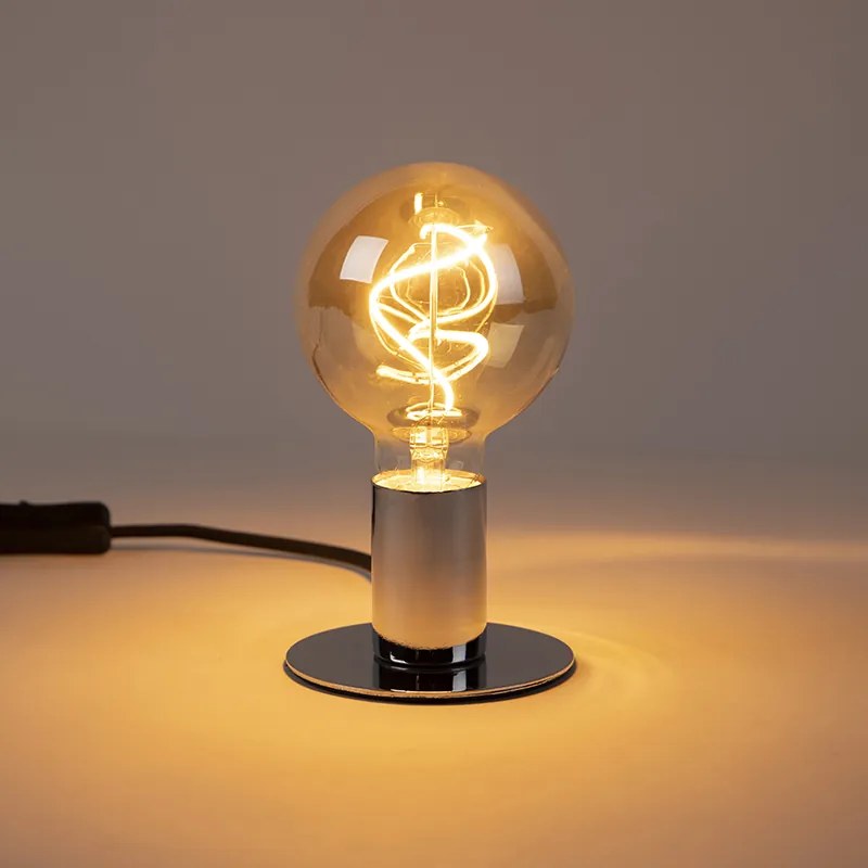 Sada 5 stmievateľných LED žiaroviek so špirálovým vláknom E27 G95 zlatá 4W 270lm 2100K