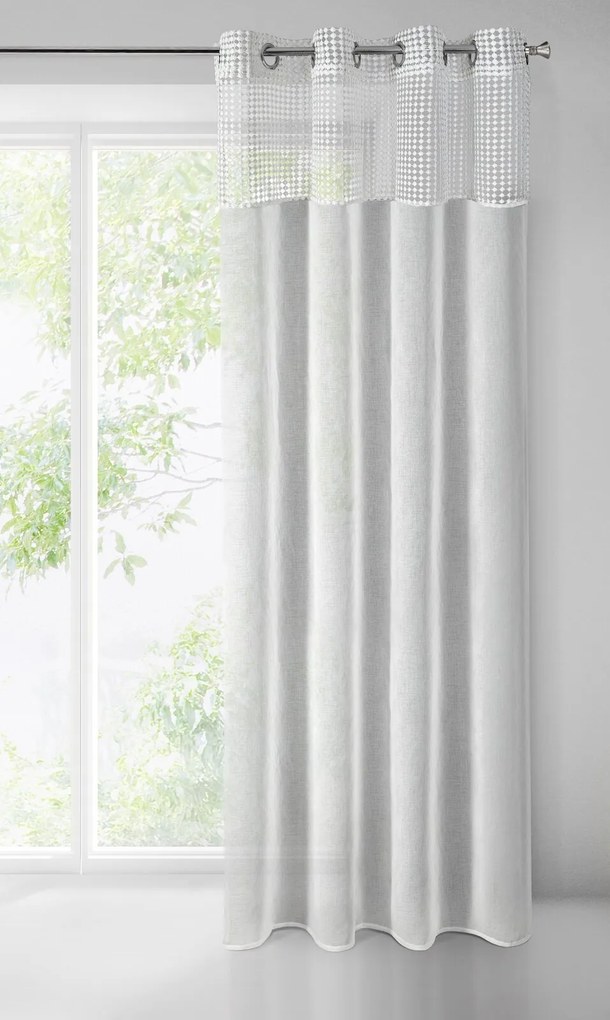ZÁCLONA GRACE 140X250 CM BIELA