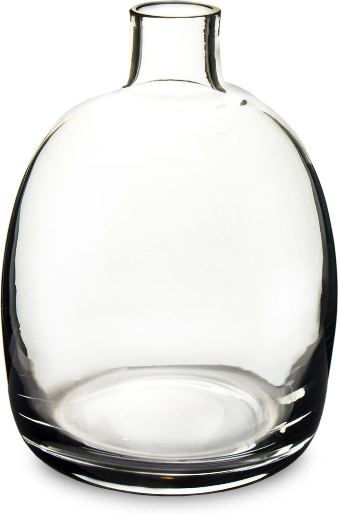 váza priehľadne sklo/ karafa 18x13,5x13,5cm