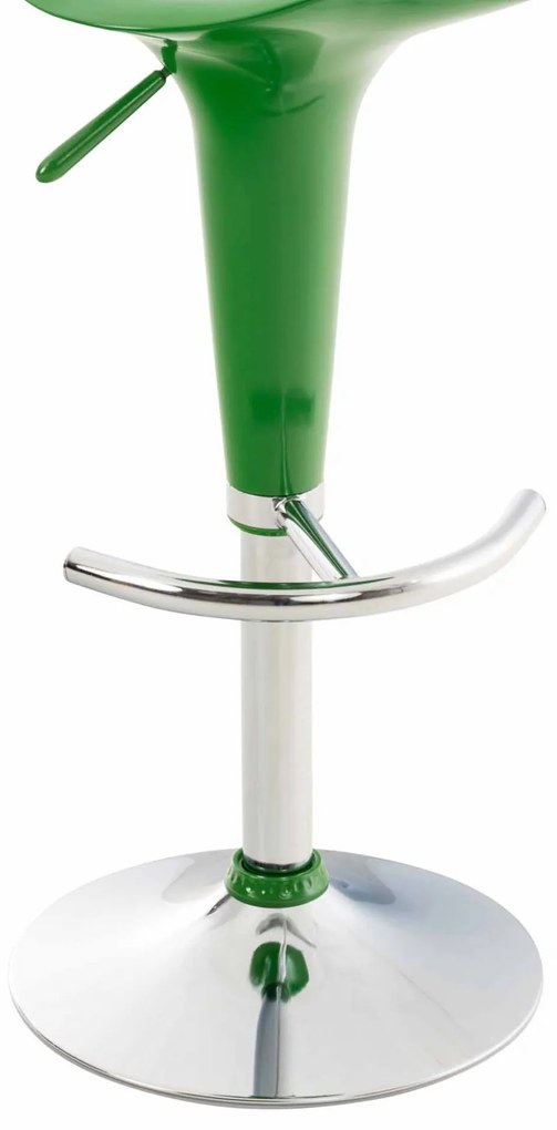 Plastová barová stolička Shine - Zelená