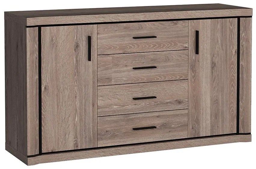 Komoda Dallas D1 hľuzový dub