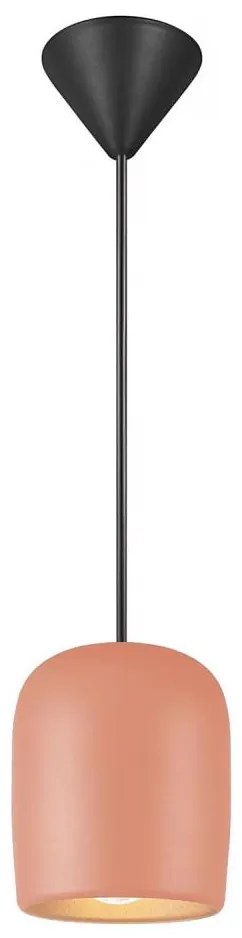 Nordlux - Luster na lanku NOTTI 1xE27/25W/230V oranžová