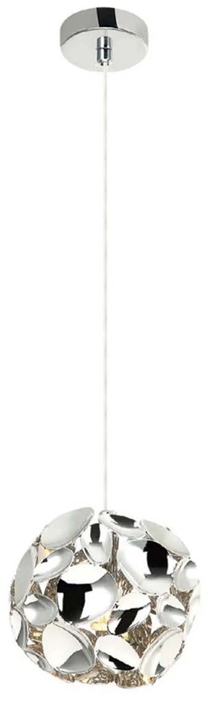 Závesná lampa Carera Cromo S