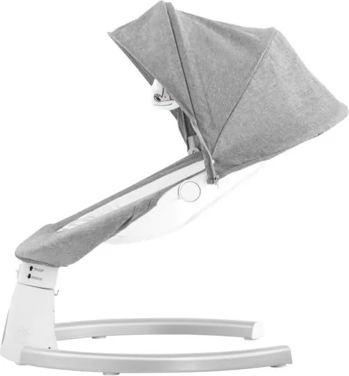 Detské hojdacie kreslo Astrid 35 sivé