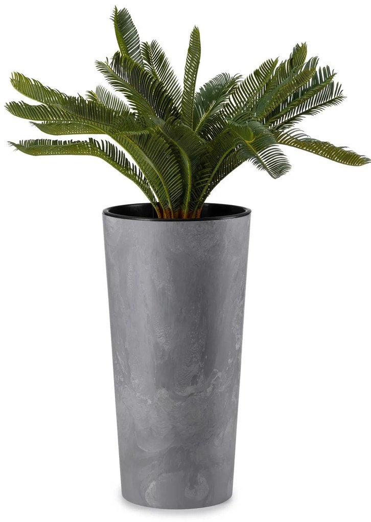 Sada 2 květináčů URBANIKA šedý beton