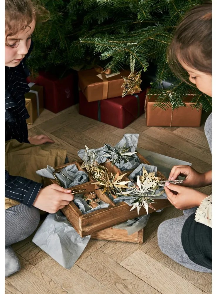 Závesná vianočná dekorácia v striebornej farbe Kähler Design Christmas Angel