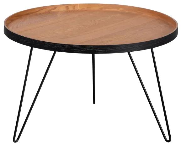 Zilver príručný stolík drevený