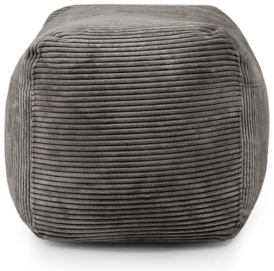 Hnedý menčestrový sedací vak Plus 70 Lounge – SLOWDOWN