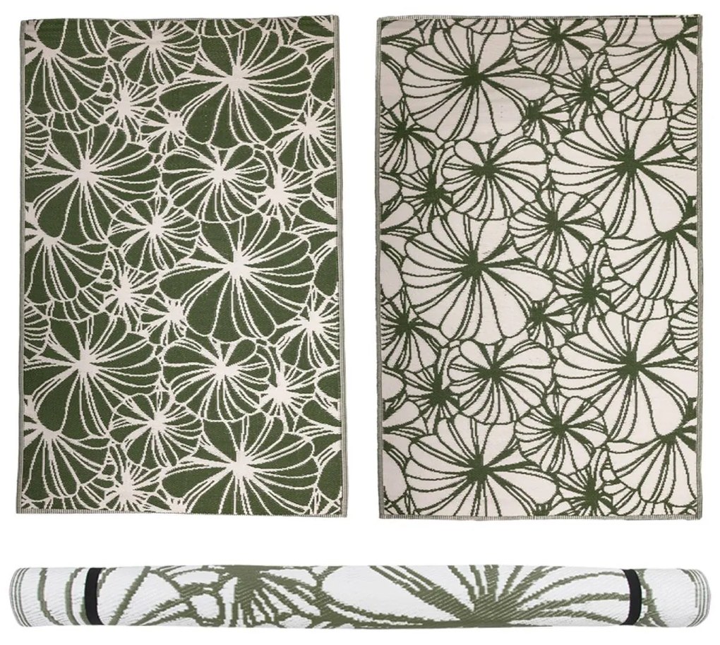 Esschert Design Koberec Jessica, 150x242,5 cm, zelená