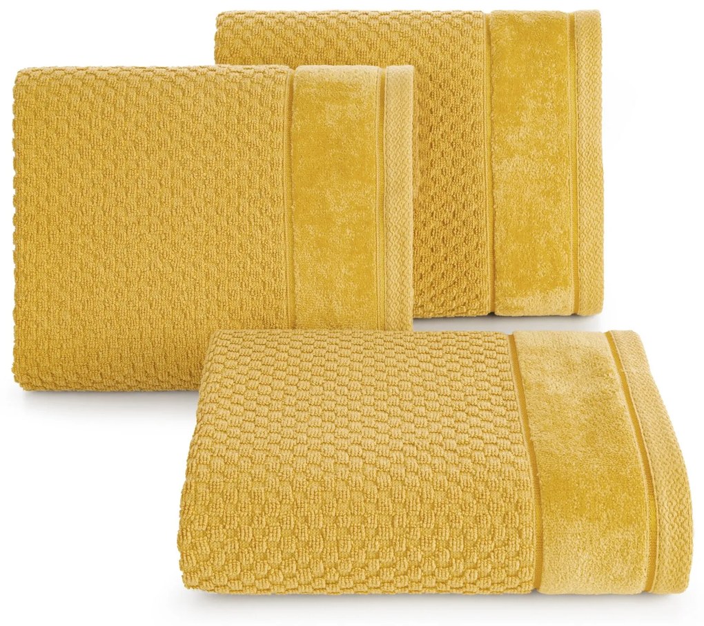 BAVLNENÝ UTERÁK FRIDA 70X140 CM HORČICOVÁ