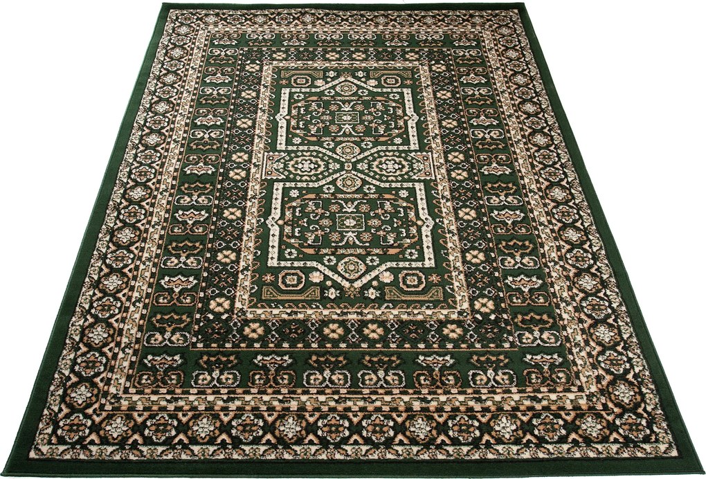 TA Koberec N634A Z_GREEN EUFRAT BLX Zelený Obdĺžnikový Rozmer: 80x150 cm