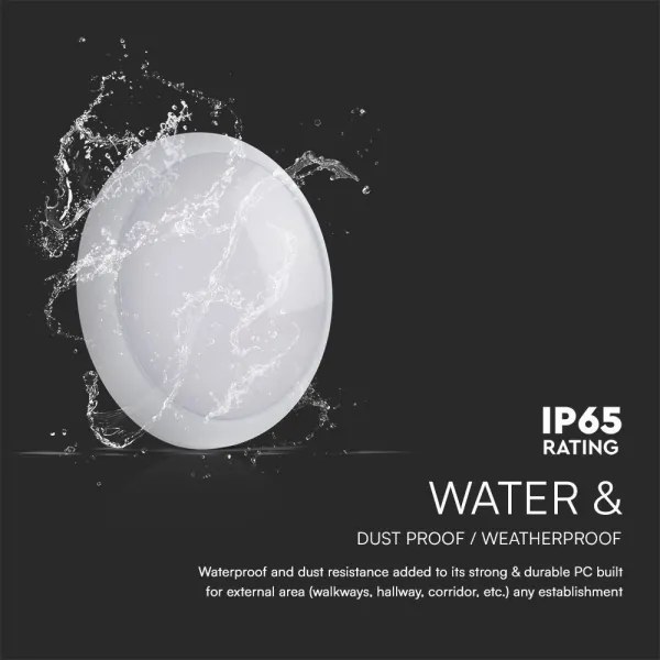 LED Vonkajšie stropné svietidlo so senzorom LED/20W/230V IP65 3000/4000/6500K