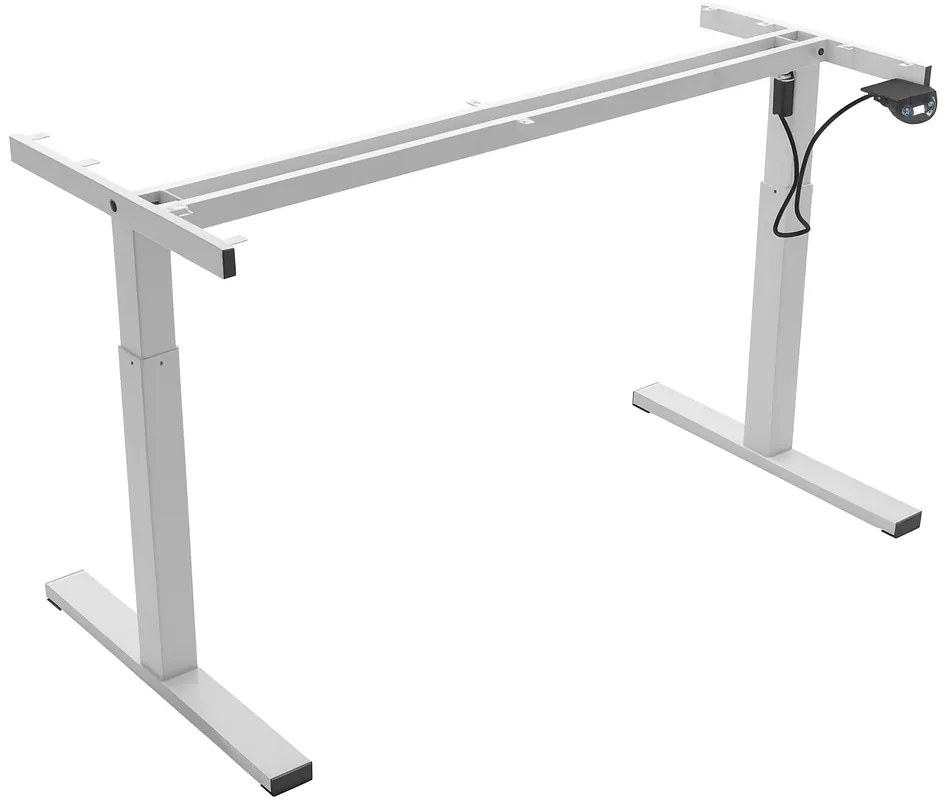 Herný stôl BR04 svetlohnedý s bielym rámom 140 cm