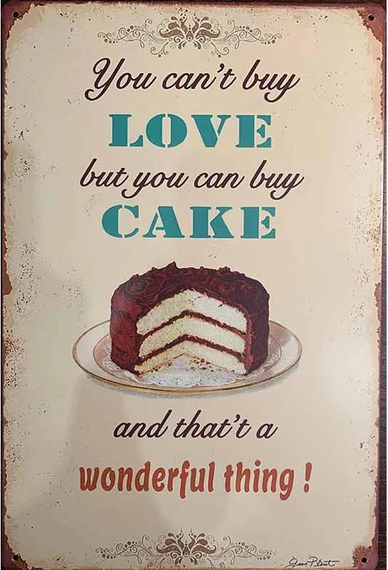 Ceduľa Love Cake