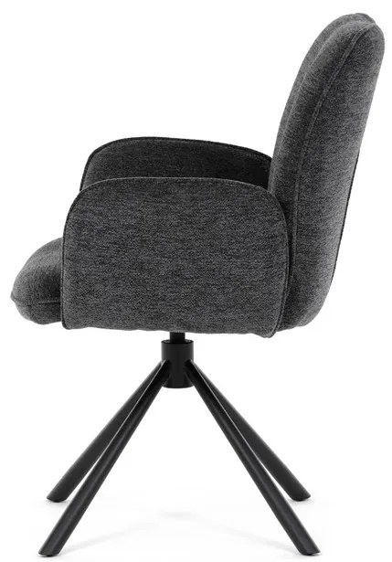 Autronic BONTEC Jedálenská stolička, čierna, látka, DCH-D1330 BK2 Farba: Čierna