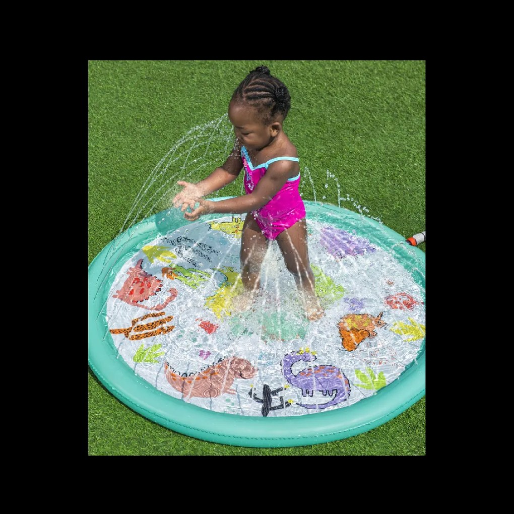 CH Nafukovacia podložka / sprchová vanička, priemer 122 cm, s fontánou