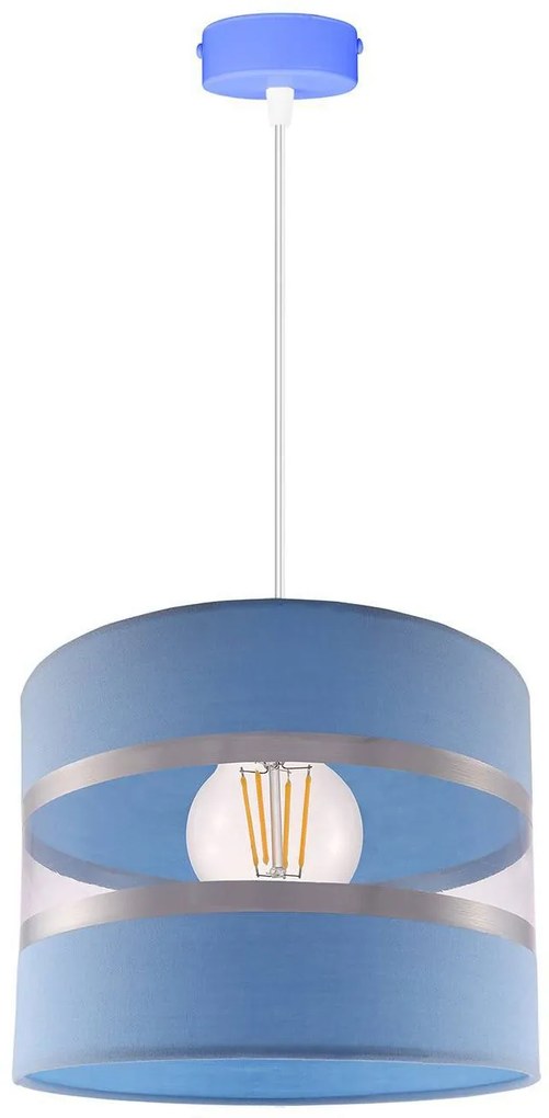 Závesné svietidlo Elegance, 1x textilné tienidlo (výber z 8 farieb), (výber z 3 farieb konštrukcie)