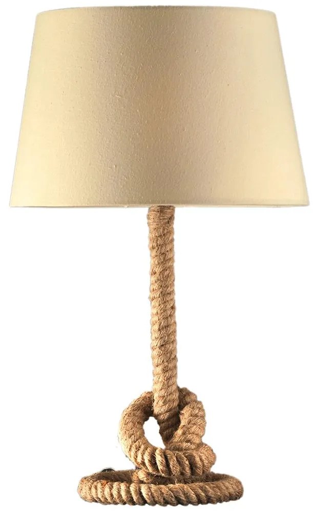ONLI - Stolná lampa CORDA 1xE27/22W/230V 50 cm béžová