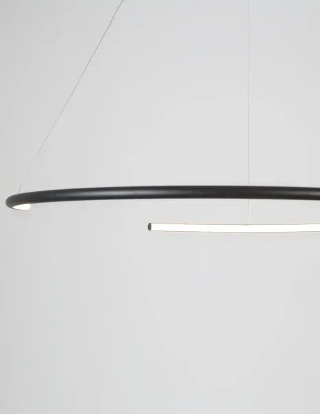 LED luster Breda 70 čierne