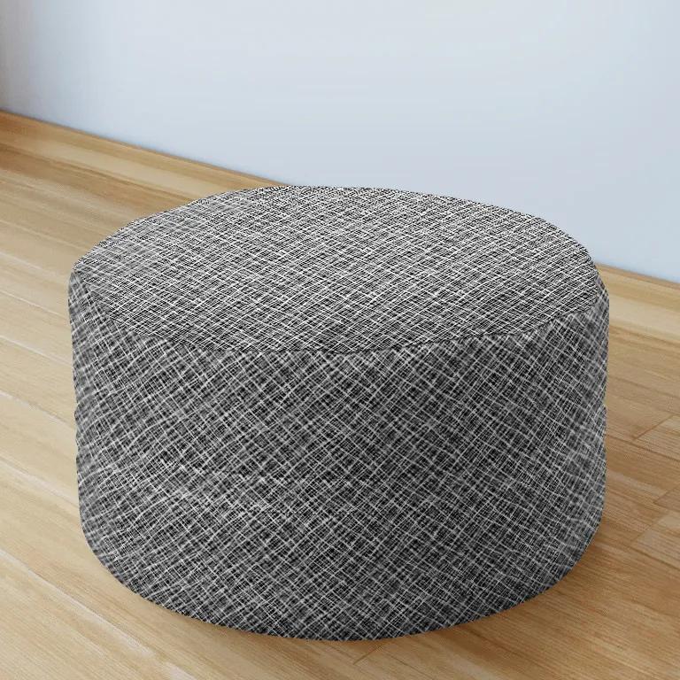 Goldea bavlnený sedacie bobek 50x20cm - vzor dizajnové línie na sivom 50 x 20 cm
