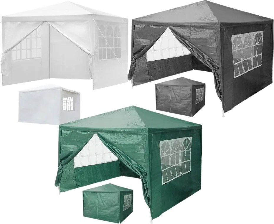 Záhradný stan / Pavilón 3 x 3 m zelená