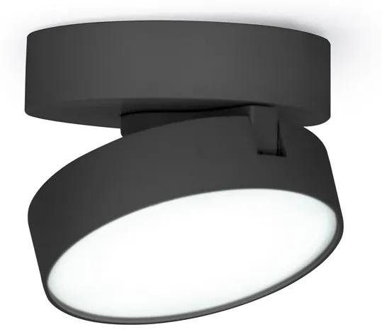 LUTEC Inteligentné nástenné/stropné LED bodové svetlo STANOS, 8 W, teplá biela-studená biela, 10 cm, okrúh