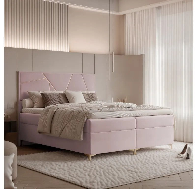 ČALÚNENÁ POSTEĽ S MATRACOM SARA 140X200